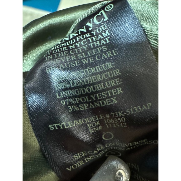 Blank NYC Olive Green Suede Moto Jacket Size Small - Picture 8 of 8